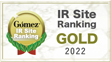 Gomez IR Site Ranking Gold Award(2022)